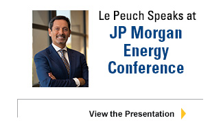 Le Peuch Speaks at JP Morgan Energy Conference