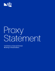 Special Meeting Proxy Statement Cover